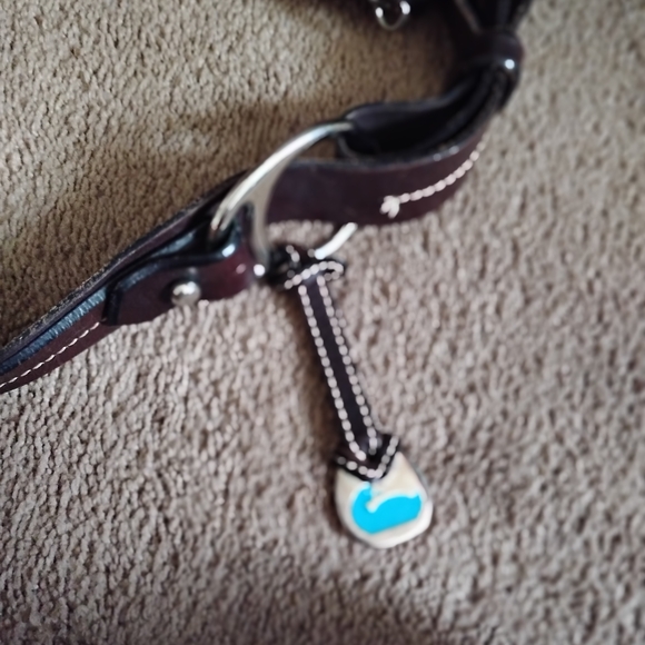 Dooney & Bourke Red Croc-Embossed Leather Shoulder Bag - Picture 5 of 6